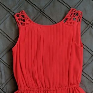 Coral Jessica Simpson Dress